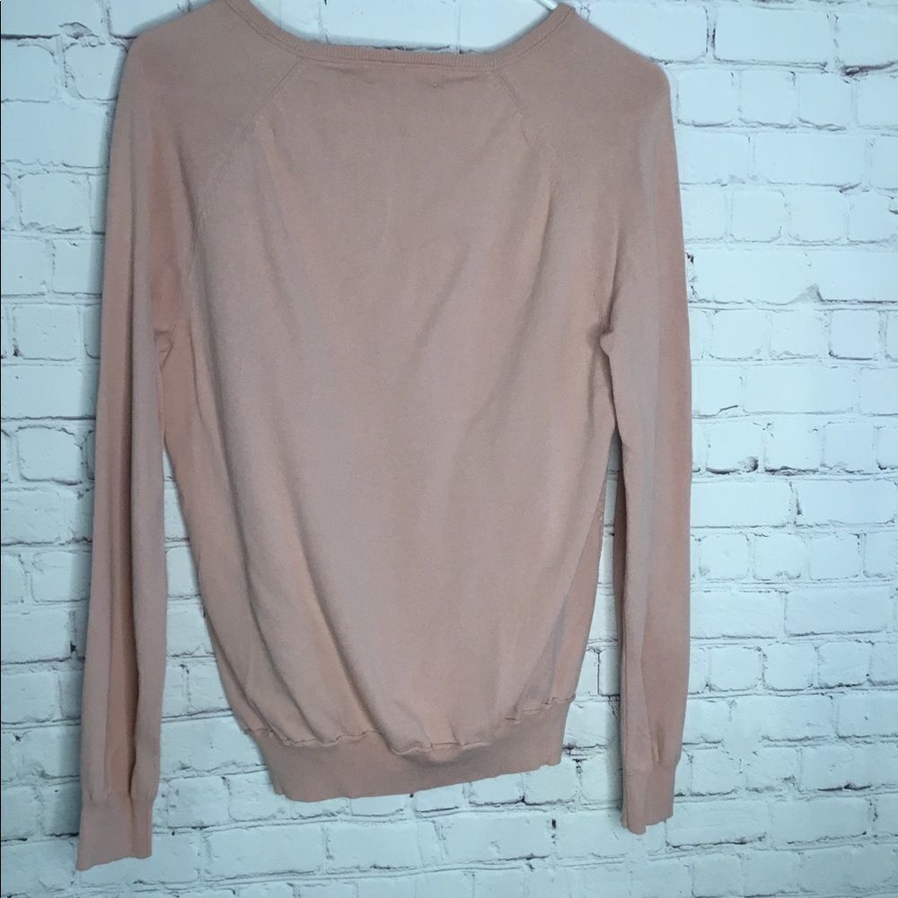 Calvin Klein Women Pale Pink Textured Knit Sweater Top‎ - Picture 7 of 15